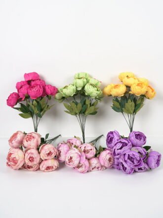 Artificial Flower 21*37CM Rose bud bush *12 GS-63921003CONTI-R1 Flowers Bush 3,000+ sqm showroom with thousands of artificial flowers, plants & trees ready for global sourcing.
