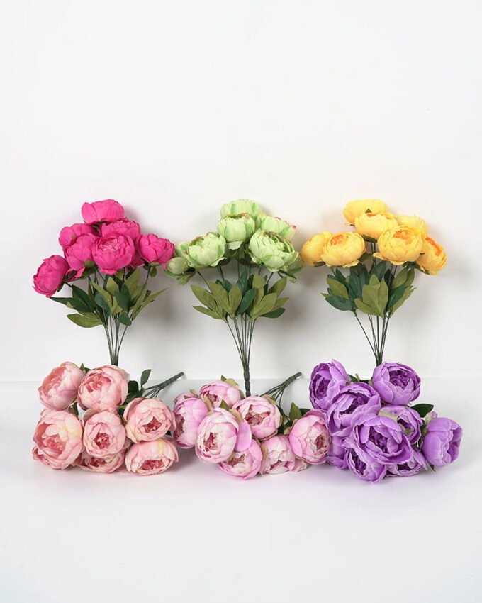 Artificial Flower Peony bush 9 GS-63921004CONTI_3 Artificial Flower 23*43CM Peony bush *9 GS-63921004CONTI Flowers Bush YeahFlower is one of Chinese leading OEM manufacturers and exporters , supplying the silk flowers, wholesale artificial trees