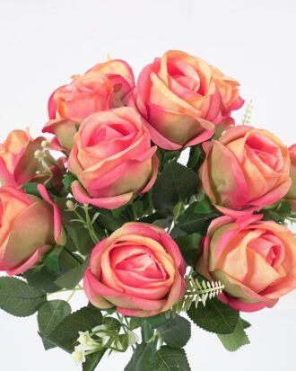 Artificial Flower 21*37CM Rose bud bush *12 GS-63921003CONTI-O1 Flowers Bush YeahFlower is one of Chinese leading OEM manufacturers and exporters , supplying the silk flowers, wholesale artificial trees