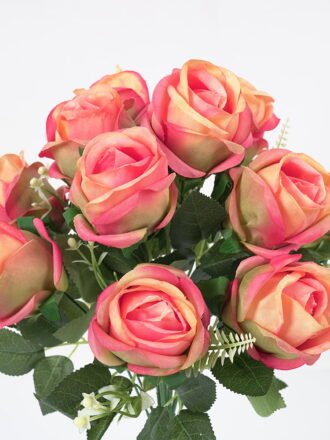 Artificial Flower 21*37CM Rose bud bush *12 GS-63921003CONTI-R1 Flowers Bush 3,000+ sqm showroom with thousands of artificial flowers, plants & trees ready for global sourcing.