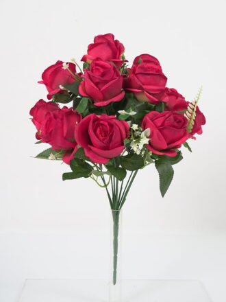 Artificial Flower 23*43CM Peony bush *9 GS-63921004CONTI Flowers Bush 3,000+ sqm showroom with thousands of artificial flowers, plants & trees ready for global sourcing.