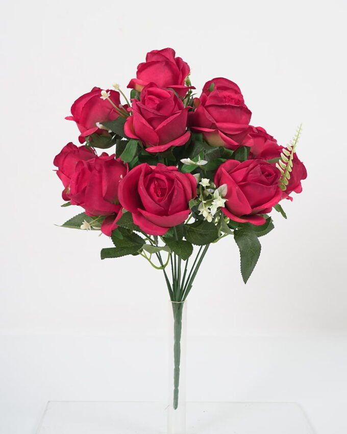 Artificial Flower 21*37CM Rose bud bush *12 GS-63921003CONTI-R1 Flowers Bush 3,000+ sqm showroom with thousands of artificial flowers, plants & trees ready for global sourcing.