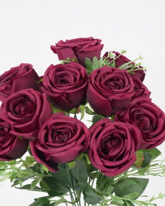 Artificial Flower 23*48CM Rose bush *12 GS-63921001CONTI-R2 Flowers Bush YeahFlower is one of Chinese leading OEM manufacturers and exporters , supplying the silk flowers, wholesale artificial trees