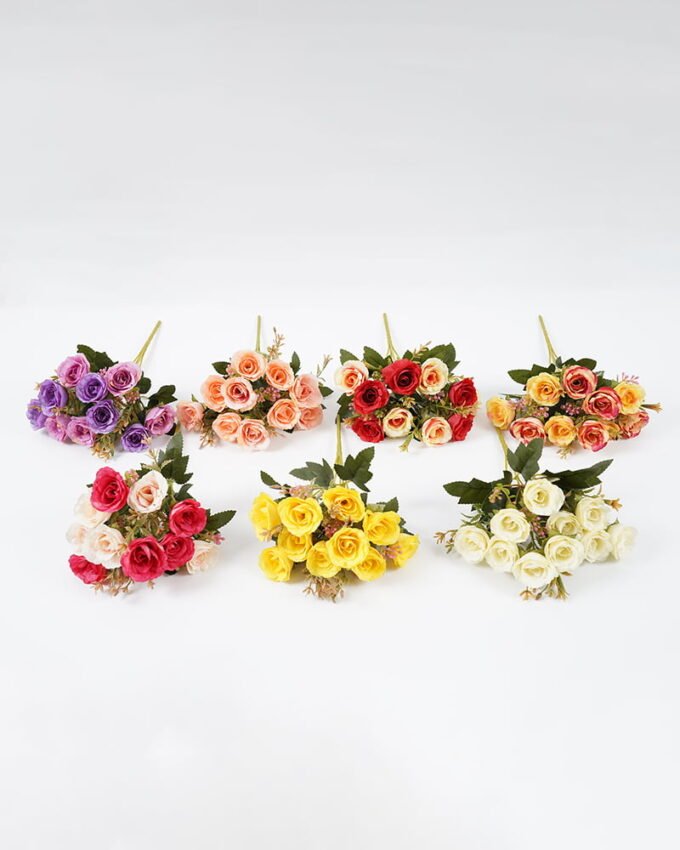 Artificial Flower 17*29CM Rose bush*5 GS-64121007 Flowers Bush YeahFlower is one of Chinese leading OEM manufacturers and exporters , supplying the silk flowers, wholesale artificial trees