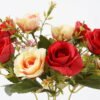 Artificial Flower 17*29CM Rose bush*5 GS-64121007 Flowers Bush YeahFlower is one of Chinese leading OEM manufacturers and exporters , supplying the silk flowers, wholesale artificial trees