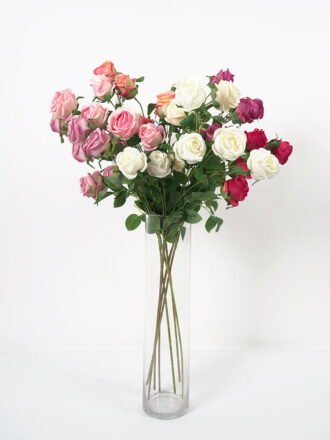 Artificial Flower 22*107CM Long cherry fruit*2 GVC-21-2801 Single Flowers 3,000+ sqm showroom with thousands of artificial flowers, plants & trees ready for global sourcing.