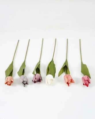 Artificial Flower 5*53CM Snowflake cloth Irish tulip GVC-21-2783 Single Flowers YeahFlower is one of Chinese leading OEM manufacturers and exporters , supplying the silk flowers, wholesale artificial trees