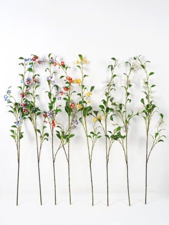 Artificial Flower 15*87CM Mikania elongata GVC-21-2765-Z1 Single Flowers 3,000+ sqm showroom with thousands of artificial flowers, plants & trees ready for global sourcing.