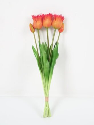 Artificial Flower 14*45CM Tulip bouquet*5 GS-24521005-Z1 Flowers Bush 3,000+ sqm showroom with thousands of artificial flowers, plants & trees ready for global sourcing.
