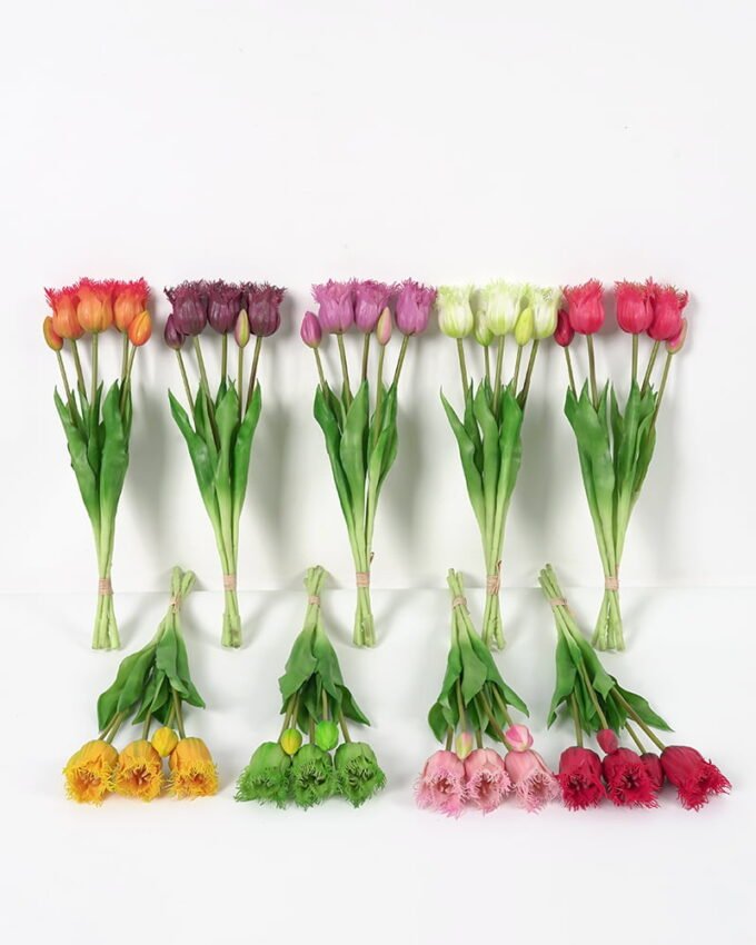 Artificial Flower 14*45CM Tulip bouquet*5 GS-24521005 Flowers Bush YeahFlower is one of Chinese leading OEM manufacturers and exporters , supplying the silk flowers, wholesale artificial trees
