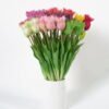 Artificial Flower 14*45CM Tulip bouquet*5 GS-24521005 Flowers Bush YeahFlower is one of Chinese leading OEM manufacturers and exporters , supplying the silk flowers, wholesale artificial trees