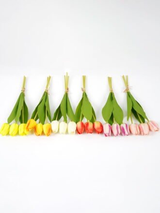 Artificial Flower 7*41CM Three dew bunches GVC-21-2754 Bouquet 3,000+ sqm showroom with thousands of artificial flowers, plants & trees ready for global sourcing.