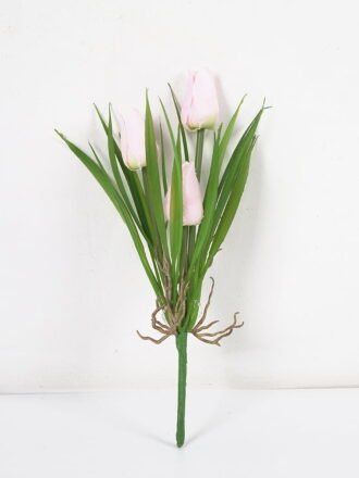 Artificial Flower 14*45CM Tulip bouquet*5 GS-24521005-Z1 Flowers Bush 3,000+ sqm showroom with thousands of artificial flowers, plants & trees ready for global sourcing.