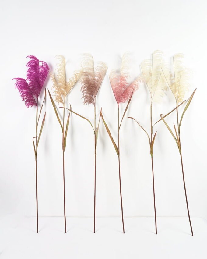 Artificial reeds flowers BUSH  fake Dried flowers 16*120cm Faux reeds*3 Bonsai Plants for Indoor decorations GS-63621001AL Single Flowers YeahFlower is one of Chinese leading OEM manufacturers and exporters , supplying the silk flowers, wholesale artificial trees