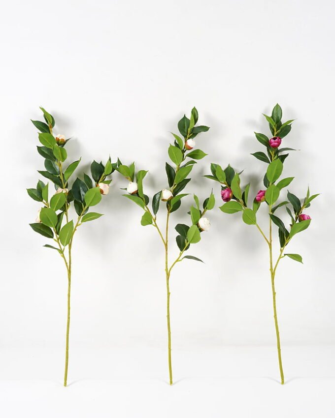 Artificial Plant 27*67CM Camellia spray*3 GS-61721006 Leaves&Sprays&Foliages 3,000+ sqm showroom with thousands of artificial flowers, plants & trees ready for global sourcing.