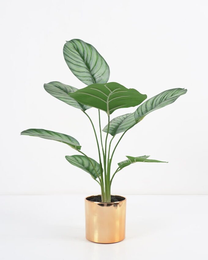 Artificial Plant 31*32*45CM Leaves in melami pot/lvs9 GS-14521016 Potted Flowers&Plants YeahFlower is one of Chinese leading OEM manufacturers and exporters , supplying the silk flowers, wholesale artificial trees