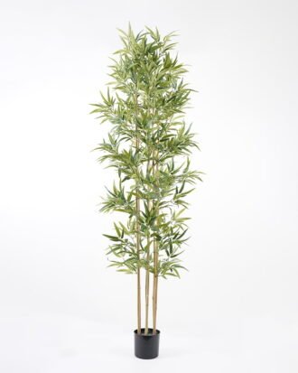 Artificial Tree H:210CM Bamboo tree in the pp pot/lvs1440 GS-59521018P0P2 Tree&Plant YeahFlower is one of Chinese leading OEM manufacturers and exporters , supplying the silk flowers, wholesale artificial trees