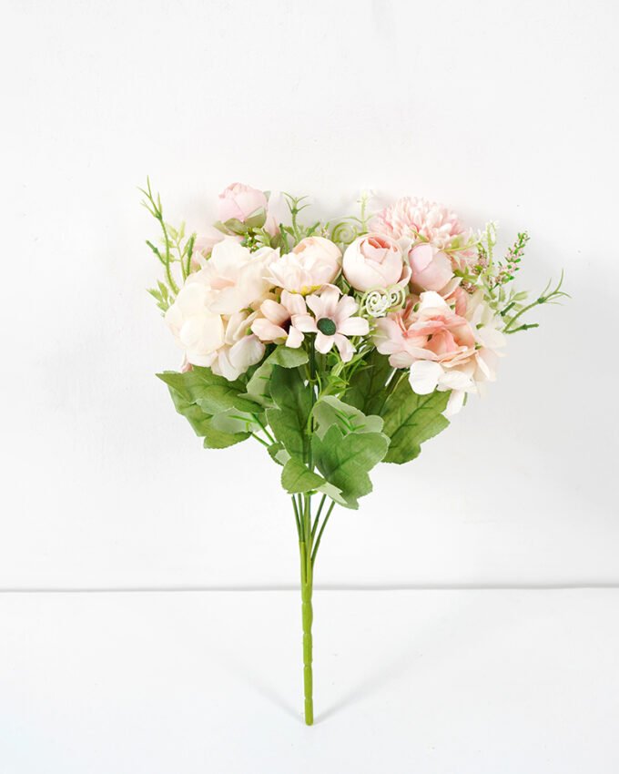Artificial Flower 18*30CM Camellia&mum ball&hydrangea bush silk flowers GS-64321003-P1 Flowers Bush 3,000+ sqm showroom with thousands of artificial flowers, plants & trees ready for global sourcing.