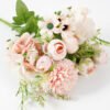 Artificial Flower 18*30CM Camellia&mum ball&hydrangea bush silk flowers GS-64321003-P1 Flowers Bush 3,000+ sqm showroom with thousands of artificial flowers, plants & trees ready for global sourcing.