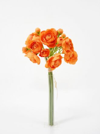 Artificial Flower 14*28CM Camellia rose bouquet*7 fake flowers GS-26221002 Bouquet 3,000+ sqm showroom with thousands of artificial flowers, plants & trees ready for global sourcing.