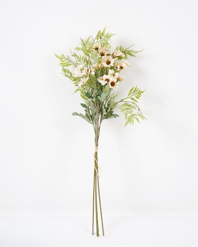 Artificial Flower 27*62CM Daisy bouquet*4 Faux flowers GS-26221017 Bouquet 3,000+ sqm showroom with thousands of artificial flowers, plants & trees ready for global sourcing.