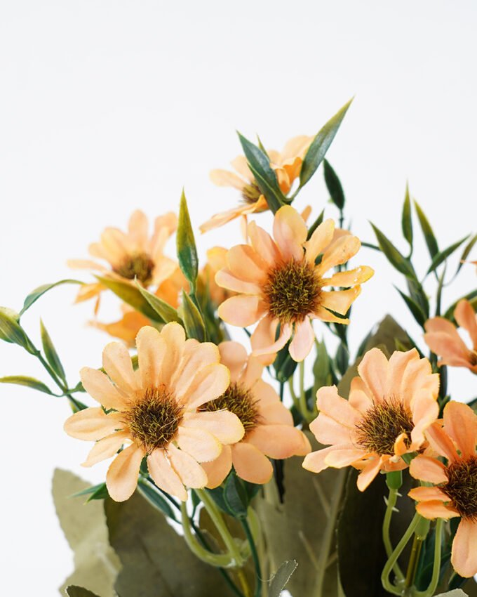 Artificial Flower 15*30CM Daisy spray*5 silk flowers GS-26221016 Flowers Bush YeahFlower is one of Chinese leading OEM manufacturers and exporters , supplying the silk flowers, wholesale artificial trees