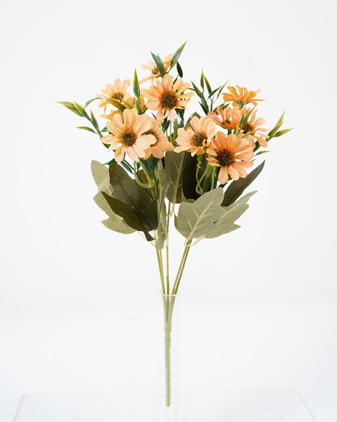 Artificial Flower 15*30CM Daisy spray*5 silk flowers GS-26221016 Flowers Bush YeahFlower is one of Chinese leading OEM manufacturers and exporters , supplying the silk flowers, wholesale artificial trees