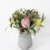 Artificial Flower 38*45CM Eucalyptus&Protea bouquet fake flowers GS-14521029 Flowers Bush YeahFlower is one of Chinese leading OEM manufacturers and exporters , supplying the silk flowers, wholesale artificial trees