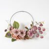Artificial Flower 60*13*43CM FLOWERS on wire ring silk flowers GS-15421042 WREATH YeahFlower is one of Chinese leading OEM manufacturers and exporters , supplying the silk flowers, wholesale artificial trees