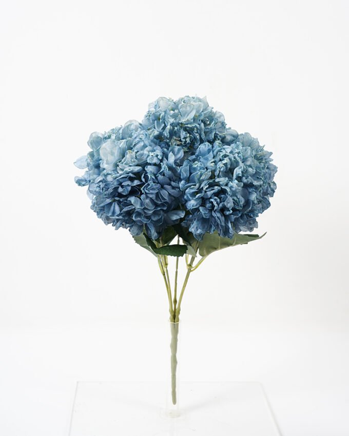 Artificial Flower Hydrangea bush 5 silk flowers GS-64521001_4 Artificial Flower 30*46CM Hydrangea bush*5 silk flowers GS-64521001 Bouquet YeahFlower is one of Chinese leading OEM manufacturers and exporters , supplying the silk flowers, wholesale artificial trees