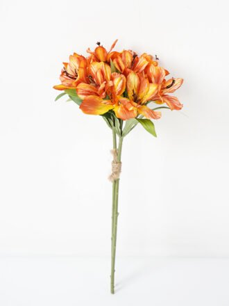 Artificial Flower 22*40CM Lily bouquet fake flowers GS-14521040 Bouquet 3,000+ sqm showroom with thousands of artificial flowers, plants & trees ready for global sourcing.