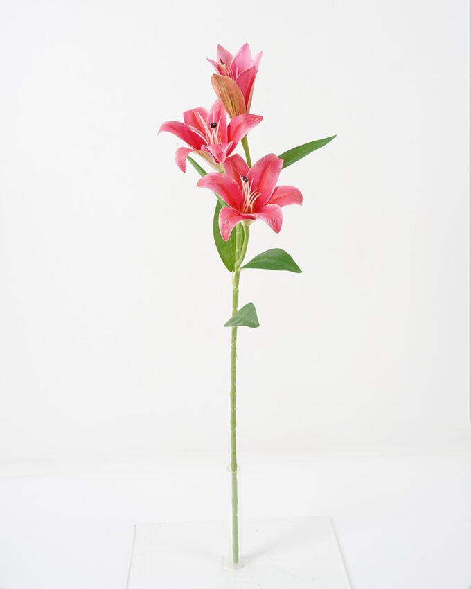 Artificial Flower 22*70CM Lily spray*3 Faux flowers GS-64421001 Single Flowers YeahFlower is one of Chinese leading OEM manufacturers and exporters , supplying the silk flowers, wholesale artificial trees