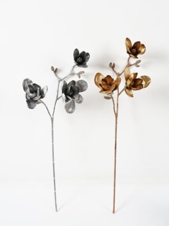 Artificial Flower 30*76cm Mangnolia spray*4 fake flowers GS-15421030-J1 Christmas Item 3,000+ sqm showroom with thousands of artificial flowers, plants & trees ready for global sourcing.