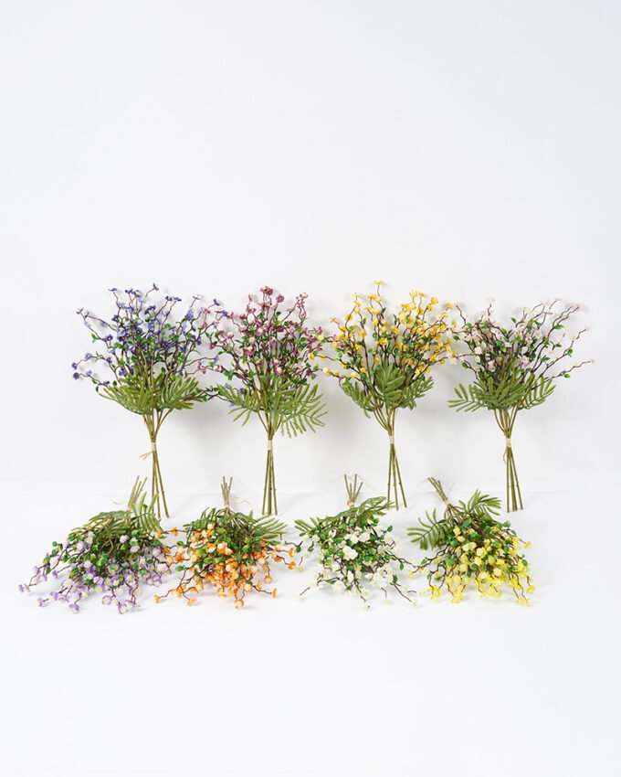 Artificial Flower 16*42CM Mini flowers bouquet Faux flowers GS-26221011 Bouquet YeahFlower is one of Chinese leading OEM manufacturers and exporters , supplying the silk flowers, wholesale artificial trees