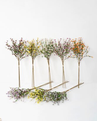 Artificial Flower 23*64CM Mini flowers bouquet(L) fake flowers GS-26221019 Bouquet YeahFlower is one of Chinese leading OEM manufacturers and exporters , supplying the silk flowers, wholesale artificial trees