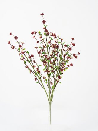 Artificial Flower 19*49CM Mini flowers bush*5 Plastic flowers GS-26221005-Z2 Flowers Bush 3,000+ sqm showroom with thousands of artificial flowers, plants & trees ready for global sourcing.