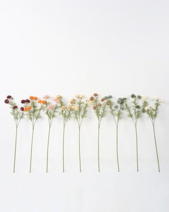 Artificial Flower 16*63CM Mum ball*6 fake flowers GS-26221023 Single Flowers YeahFlower is one of Chinese leading OEM manufacturers and exporters , supplying the silk flowers, wholesale artificial trees