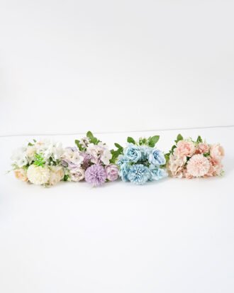 Artificial Flower 19*30CM Peony&mum ball&hydrangea bush silk flowers GS-64321002 Flowers Bush YeahFlower is one of Chinese leading OEM manufacturers and exporters , supplying the silk flowers, wholesale artificial trees