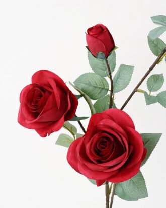 Artificial Flower 19*76CM Rose spray*3 fake flowers GS-26221004 Single Flowers YeahFlower is one of Chinese leading OEM manufacturers and exporters , supplying the silk flowers, wholesale artificial trees