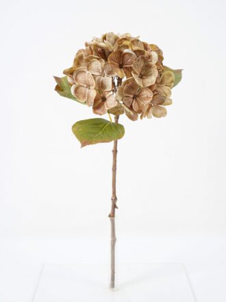 Artificial Flower 18*49CM SINGEL Hydrangea silk flowers GS-15421038 Single Flowers 3,000+ sqm showroom with thousands of artificial flowers, plants & trees ready for global sourcing.