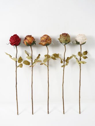 Artificial Flower 20*85CM single leaves spray*2 silk flowers GS-15421024 Single Flowers 3,000+ sqm showroom with thousands of artificial flowers, plants & trees ready for global sourcing.