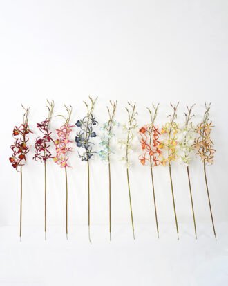 Artificial Flower 12*72CM Singel Orchidaceae Arachnis fake flowers GS-64721005 Single Flowers YeahFlower is one of Chinese leading OEM manufacturers and exporters , supplying the silk flowers, wholesale artificial trees