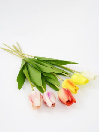 Artificial Flower 4.5*54CM Singel Tulip silk flowers GS-128J21008 Single Flowers 3,000+ sqm showroom with thousands of artificial flowers, plants & trees ready for global sourcing.