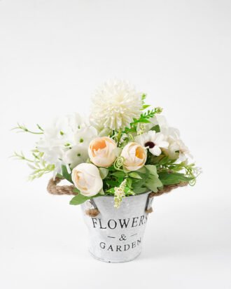 Artificial Flower 18*18*23cm flower in Metal pot silk flowers GS-03321140 Potted Flowers&Plants YeahFlower is one of Chinese leading OEM manufacturers and exporters , supplying the silk flowers, wholesale artificial trees