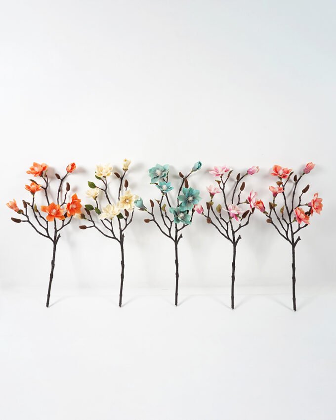 Artificial Flower mangnolia 6 Faux flowers GS-64721004_5 Artificial Flower 28*62CM mangnolia *6 Faux flowers GS-64721004 Single Flowers YeahFlower is one of Chinese leading OEM manufacturers and exporters , supplying the silk flowers, wholesale artificial trees