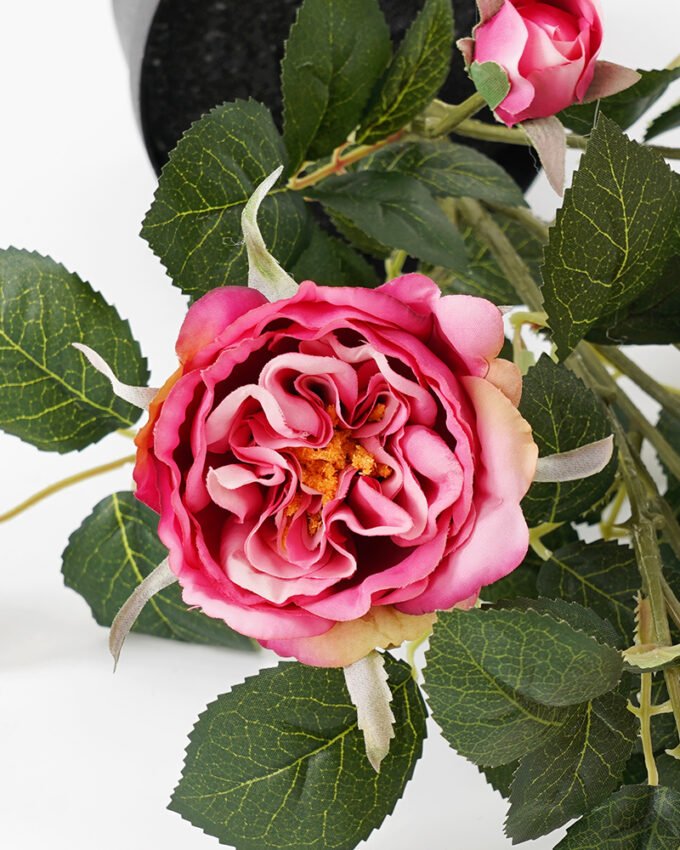 Artificial Flower 34*34*43CM  rose in pp pot fake flowers GS-14521041-R1 Potted Flowers&Plants YeahFlower is one of Chinese leading OEM manufacturers and exporters , supplying the silk flowers, wholesale artificial trees