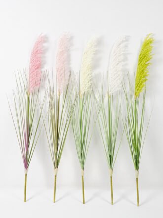 Artificial Grass 26*120CM Reed spray*2 silk flowers GS-45721027 Single Flowers 3,000+ sqm showroom with thousands of artificial flowers, plants & trees ready for global sourcing.