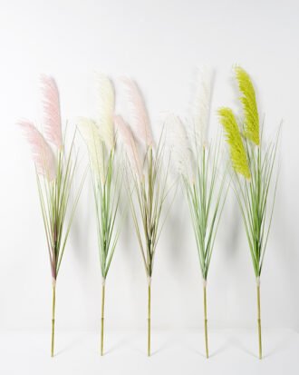 Artificial Grass 26*120CM Reed spray*2 silk flowers GS-45721027 Single Flowers YeahFlower is one of Chinese leading OEM manufacturers and exporters , supplying the silk flowers, wholesale artificial trees