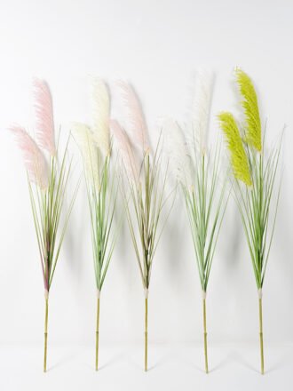 Artificial Grass 14*90CM Reed spray*1 silk flowers GS-45721026 Single Flowers 3,000+ sqm showroom with thousands of artificial flowers, plants & trees ready for global sourcing.