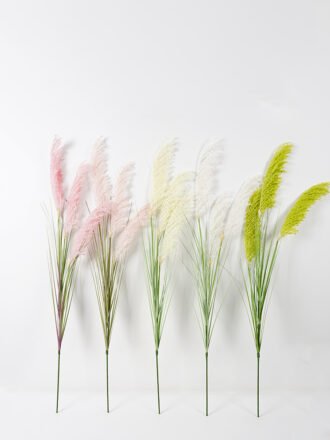 Artificial Grass 14*90CM Reed spray*1 silk flowers GS-45721026 Single Flowers 3,000+ sqm showroom with thousands of artificial flowers, plants & trees ready for global sourcing.